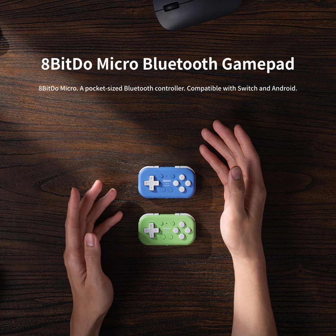 8BitDo Micro Gamepad Bluetooth - Board Game Android avaliação e preço